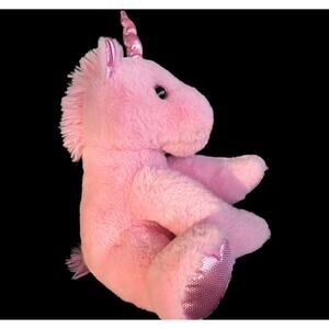 KellyToy Pink Unicorn Plush Stuffed Animal Kelly Toy Light scratches on eyes